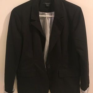 Women's XL Paper Tree Black Blazer